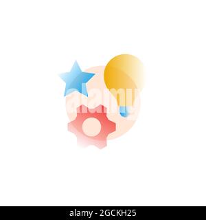 Vector illustration in graphic style. Digital art Stock Vector