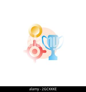 Vector illustration in graphic style. Digital art Stock Vector