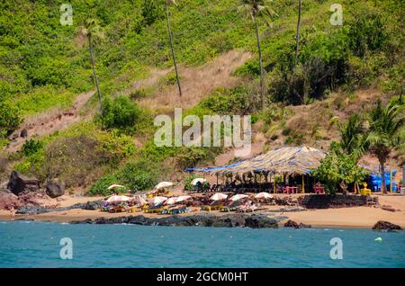 Goa, India Beaches and coastal scenes. Stock Photo