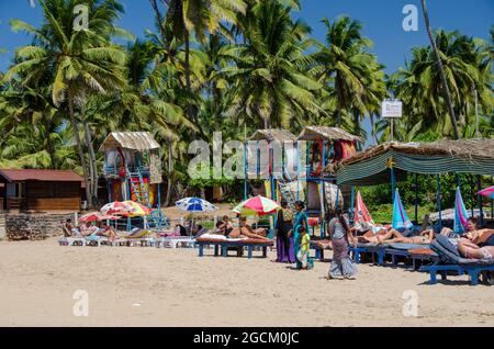 Goa, India Beaches and coastal scenes. Stock Photo