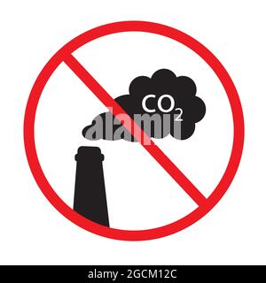 White Smoke from factory icon isolated on white background ...