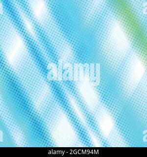 90-s style. 90-s style. Creative illustration in halftone style with blue gradient. Abstract colorful geometric background. Pattern for wallpaper, web Stock Vector