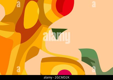 Colorful dynamic background. Abstract vector.Digital curve design. 2D rendering digital illustration. Stock Vector