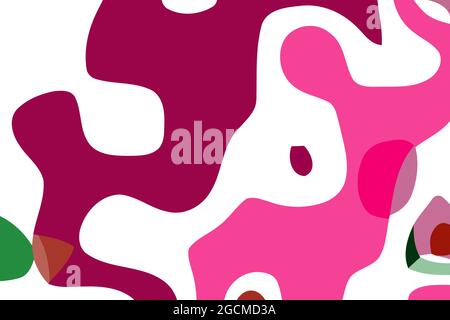 Colorful dynamic background. Abstract vector.Digital curve design. 2D rendering digital illustration. Stock Vector