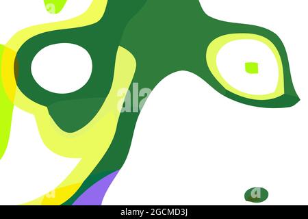 Colorful dynamic background. Abstract vector.Digital curve design. 2D rendering digital illustration. Stock Vector