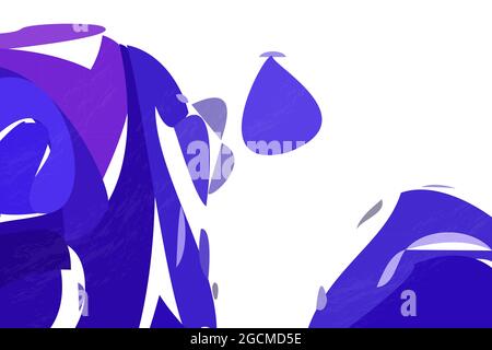 Colorful dynamic background. Abstract curve design. Grunge texture vector. 2D rendering digital illustration. Stock Vector