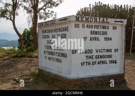 Saint Jean Catholic chirch Kibuye Rwanda Stock Photo