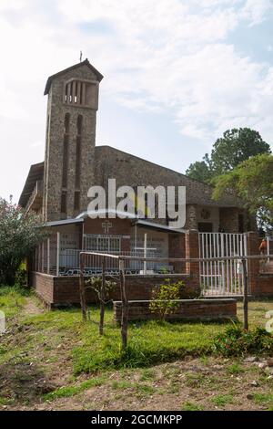 Saint Jean Catholic chirch Kibuye Rwanda Stock Photo