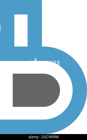 Letter B logo icon design concept illustrtation Stock Vector