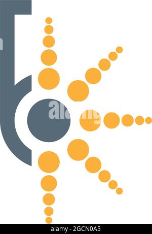 Letter B logo icon design concept illustrtation Stock Vector