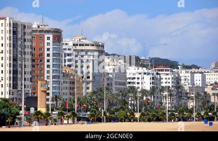 The mythical city of Tangier in Morocco Stock Photo