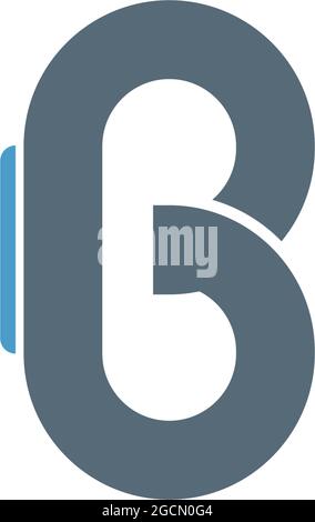 Letter B logo icon design concept illustrtation Stock Vector