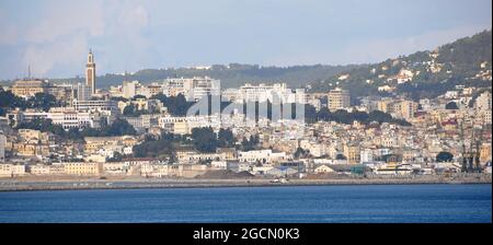 The mythical city of Tangier in Morocco Stock Photo