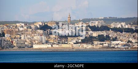 The mythical city of Tangier in Morocco Stock Photo