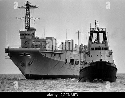 HMS Triumph Royal Navy Colossus-class light fleet aircraft carrier. She ...