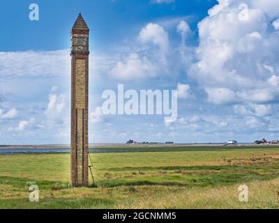 Rampside Lighthouse Cumbria Stock Photo