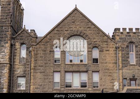 United Presbyterian Greystone Church, 1899, Pullman, Washington State, USA. Stock Photo