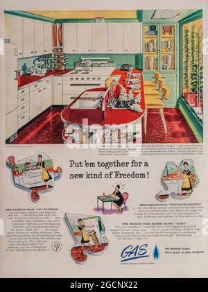 Vintage Life Magazine advertisement, 10 June 1946 issue, United States of America Stock Photo