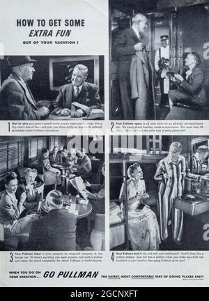 Vintage Life Magazine advertisement, 10 June 1946 issue, United States of America Stock Photo