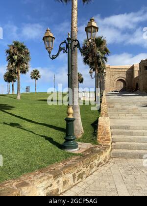 Historic kasbah of oudayas in Rabat,Morocco Stock Photo