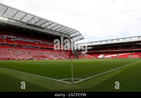 Liverpool, UK. 9th Aug, 2021. General view before the Pre Season Friendly match at Anfield, Liverpool. Picture credit should read: Darren Staples/Sportimage Credit: Sportimage/Alamy Live News Stock Photo