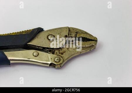 Pliers on a white background Stock Photo