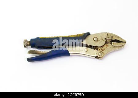 Pliers on a white background Stock Photo