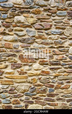 Old stone wall texture. Full Frame, Background. Stock Photo