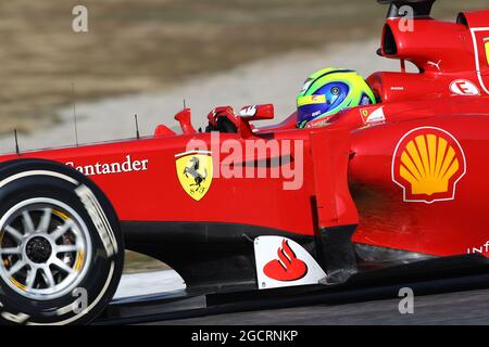 Felipe Massa (BRA) Ferrari F2012. Formula One Testing, Barcelona, Spain. 1st March 2012. Stock Photo
