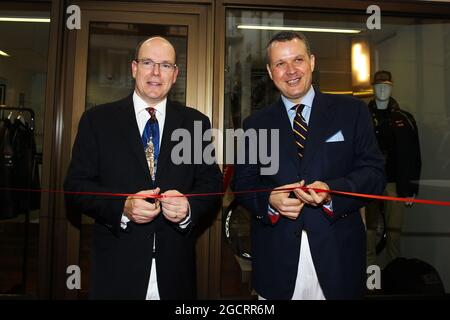 The opening of the Lotus shop. Monaco Grand Prix, Friday 25th May 2012.  Monte Carlo, Monaco Stock Photo - Alamy