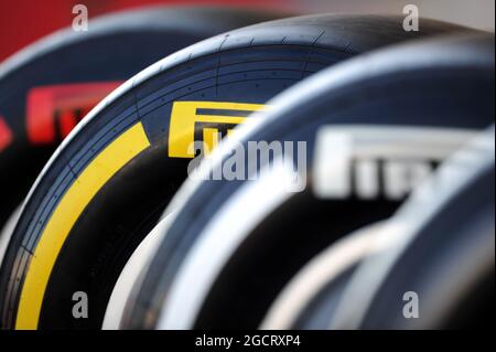 Pirelli tyres. United States Grand Prix, Sunday 18th November 2012. Circuit of the Americas, Austin, Texas, USA. Stock Photo