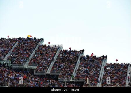 Fans. United States Grand Prix, Sunday 18th November 2012. Circuit of the Americas, Austin, Texas, USA. Stock Photo