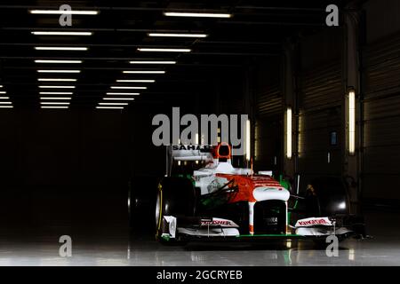 The Sahara Force India F1 VJM06. Sahara Force India F1 VJM06 Launch, Friday 1st February 2013. Silverstone, England. Stock Photo