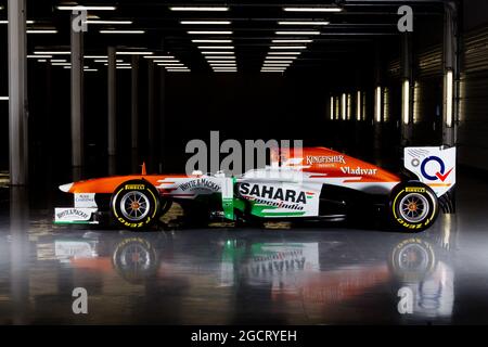 The Sahara Force India F1 VJM06. Sahara Force India F1 VJM06 Launch, Friday 1st February 2013. Silverstone, England. Stock Photo