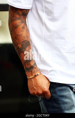 Lewis Hamilton's Tattoos | Tattoofilter