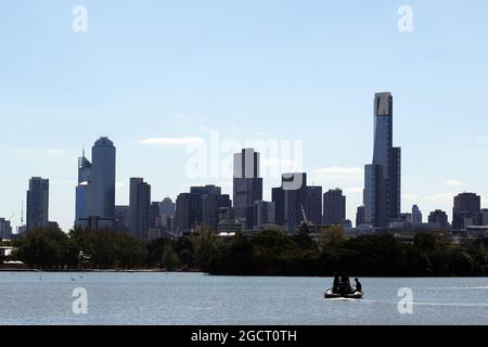 Scenic Melbourne. Australian Grand Prix, Friday 15th March 2013. Albert Park, Melbourne, Australia. Stock Photo