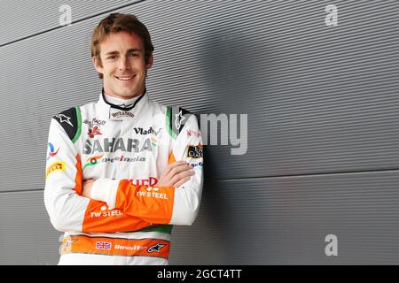 James Rossiter (GBR) Sahara Force India F1 Simulator Driver. British Grand Prix, Thursday 27th June 2013. Silverstone, England. Stock Photo