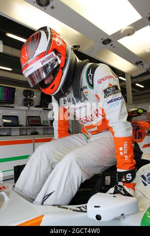 James Rossiter (GBR) Sahara Force India F1 VJM06 Simulator Driver. British Grand Prix, Thursday 27th June 2013. Silverstone, England. Stock Photo