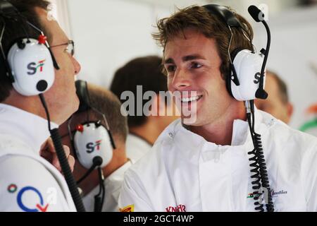 James Rossiter (GBR) Sahara Force India F1 Simulator Driver. British Grand Prix, Friday 28th June 2013. Silverstone, England. Stock Photo