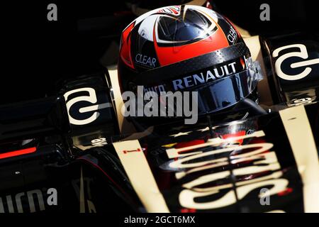 Kimi Raikkonen (FIN) Lotus F1 E21. Hungarian Grand Prix, Saturday 27th July 2013. Budapest, Hungary. Stock Photo