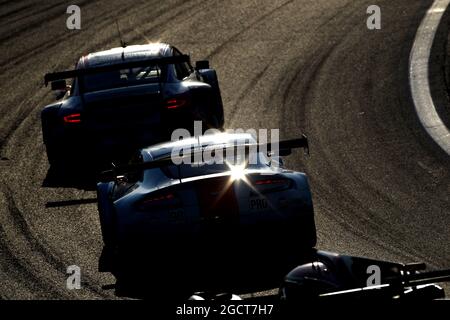 Bruno Senna (BRA) / Frederic Makowiecki (FRA) Aston Martin Vantage V8. FIA  World Endurance Championship, Round 5, Sunday 22nd September 2013. Circuit  of the Americas, Austin, Texas, USA Stock Photo - Alamy