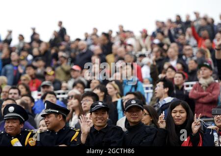 Fans. Chinese Grand Prix, Sunday 20th April 2014. Shanghai, China. Stock Photo