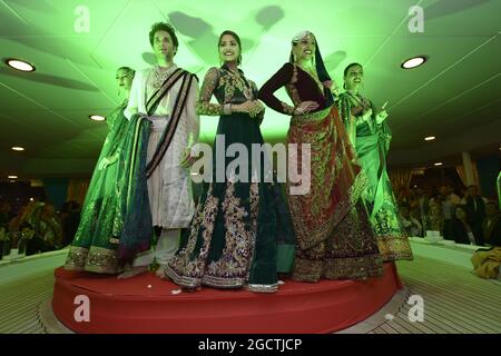 A fashion show at the Signature Monaco Party on the Indian Empress Boat Monaco Grand Prix, Thursday 22nd May 2014. Monte Carlo, Monaco. Stock Photo