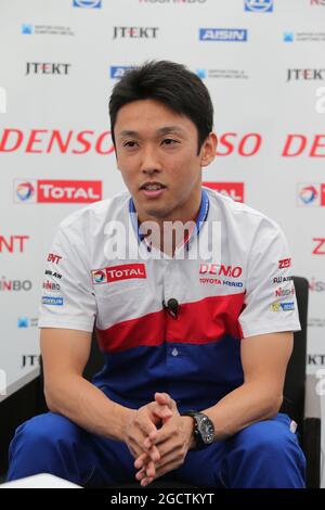 Kazuki Nakajima (JPN) #08 Toyota Racing Toyota TS040 Hybrid. FIA World Endurance Championship, Le Mans 24 Hours - Practice and Qualifying, Wednesday 11th June 2014. Le Mans, France. Stock Photo