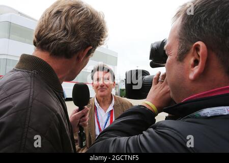 Lord Sebastian Coe (GBR). British Grand Prix, Sunday 6th July 2014. Silverstone, England. Stock Photo