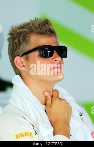 Marcus Ericsson (SWE) Caterham. German Grand Prix, Friday 18th July 2014. Hockenheim, Germany. Stock Photo