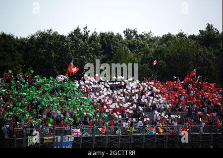 Fans. Italian Grand Prix, Sunday 7th September 2014. Monza Italy. Stock Photo