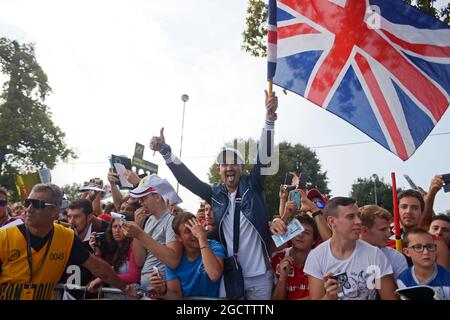 Fans. Italian Grand Prix, Sunday 7th September 2014. Monza Italy. Stock Photo