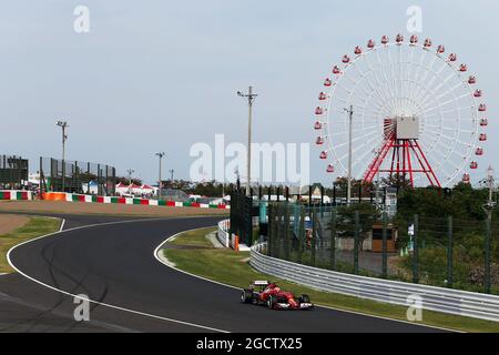 Kimi Raikkonen (FIN) Ferrari F14-T. Japanese Grand Prix, Saturday 4th October 2014. Suzuka, Japan. Stock Photo