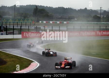 Kimi Raikkonen (FIN) Ferrari F14-T. Japanese Grand Prix, Sunday 5th October 2014. Suzuka, Japan. Stock Photo